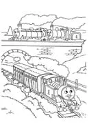 Thomas de Trein kleurplaat 3